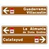 Acceso a carretera hist�rica desde v�a urbana