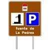 Cartel de localizaci�n de varios puntos de inter�s (m�ximo 4)