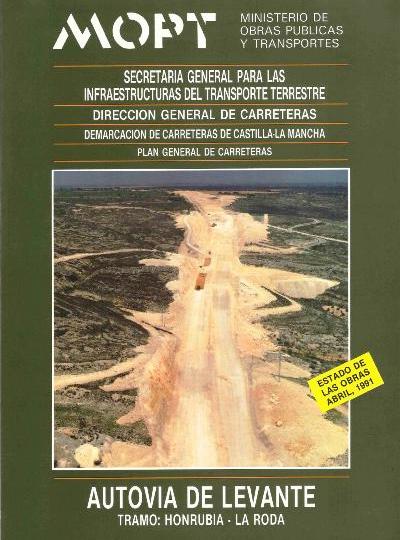 Autov�a de Levante. Tramo: Honrubia-La Roda