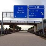 Las futuras calzadas de la autov�a A-40 en Taranc�n (Cuenca)