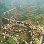 Folleto inauguraci�n de la autopista Le�n - Campomanes