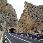 El tramo del Mascarat de la N-332 entre Altea y Calpe (Alicante)