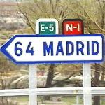 Inauguraci�n del tramo La Cabrera (norte)-Buitrago (sur) de la autov�a del Norte (Informativos RTVE y Telemadrid, 06/04/1990)