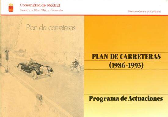Plan de Carreteras 1986-1993. Programa de Actuaciones